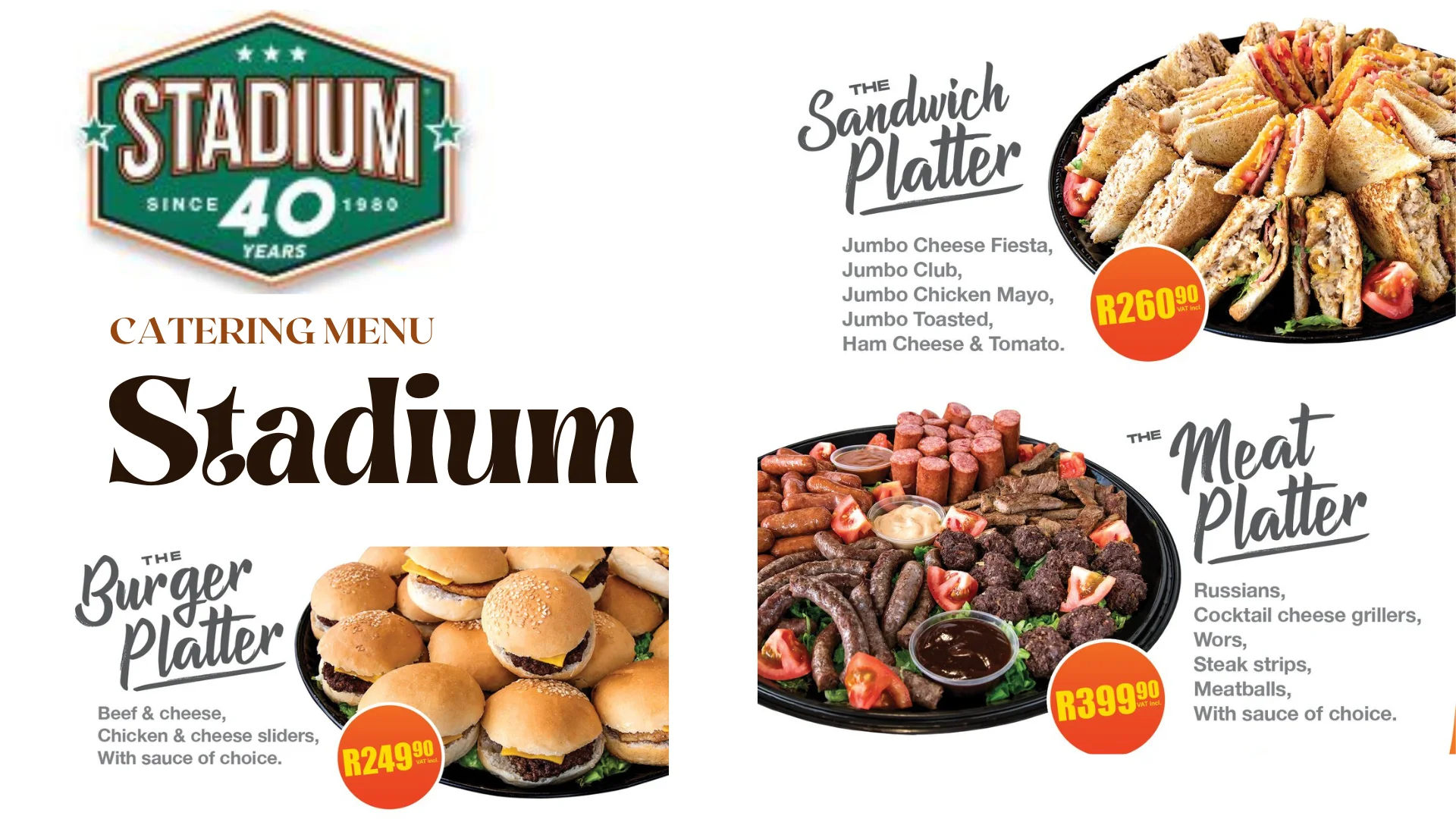 Stadium Menu And Prices In South Africa 2023