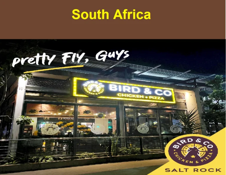 bird and co menu And Prices in South Africa 2023