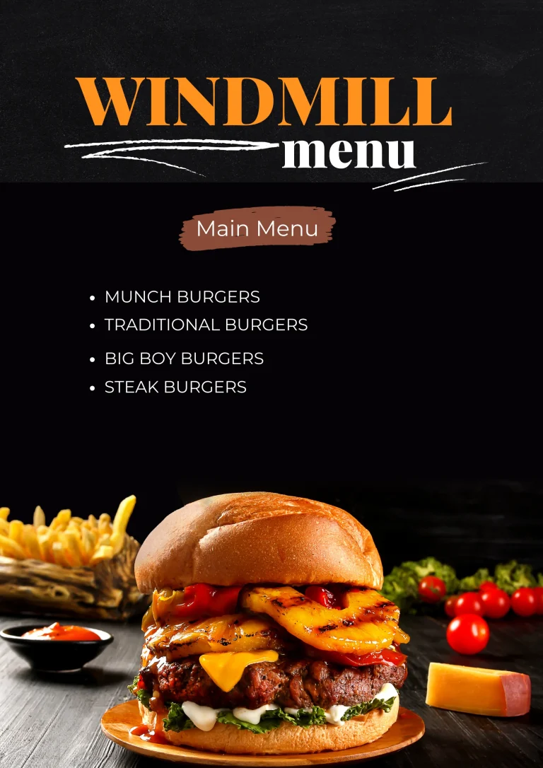 windmill roadhouse menu and prices in South Africa 2024