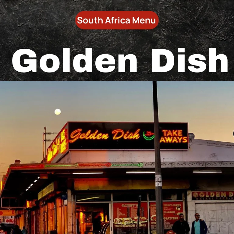 Golden Dish Menu and prices in South Africa 2024