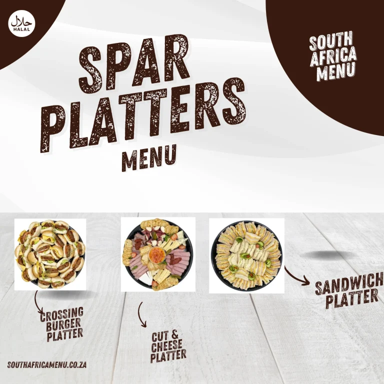 Spar Platters Menu And Prices 2024 South Africa