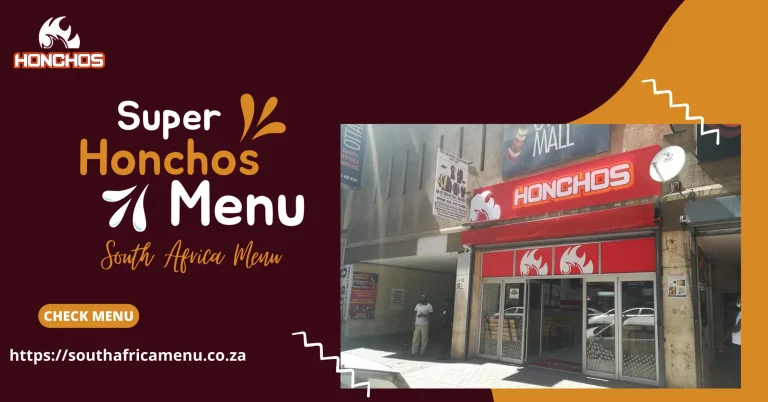 Honchos Menu And Prices 2024 South Africa