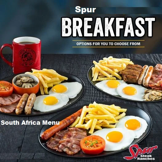 Spur Breakfast Menu in South Africa 2024