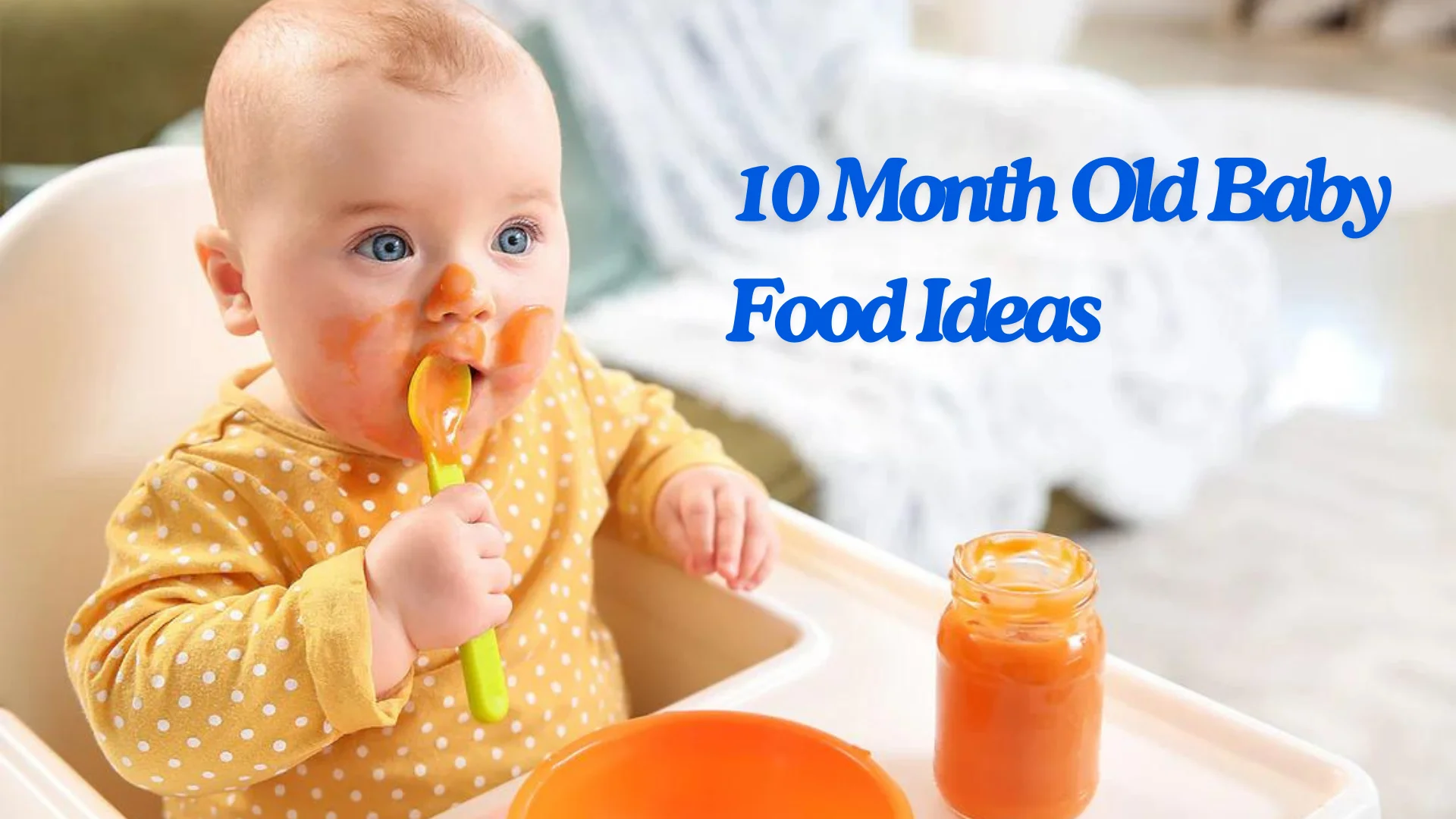 10 Month Old Baby Food Menu - South Africa