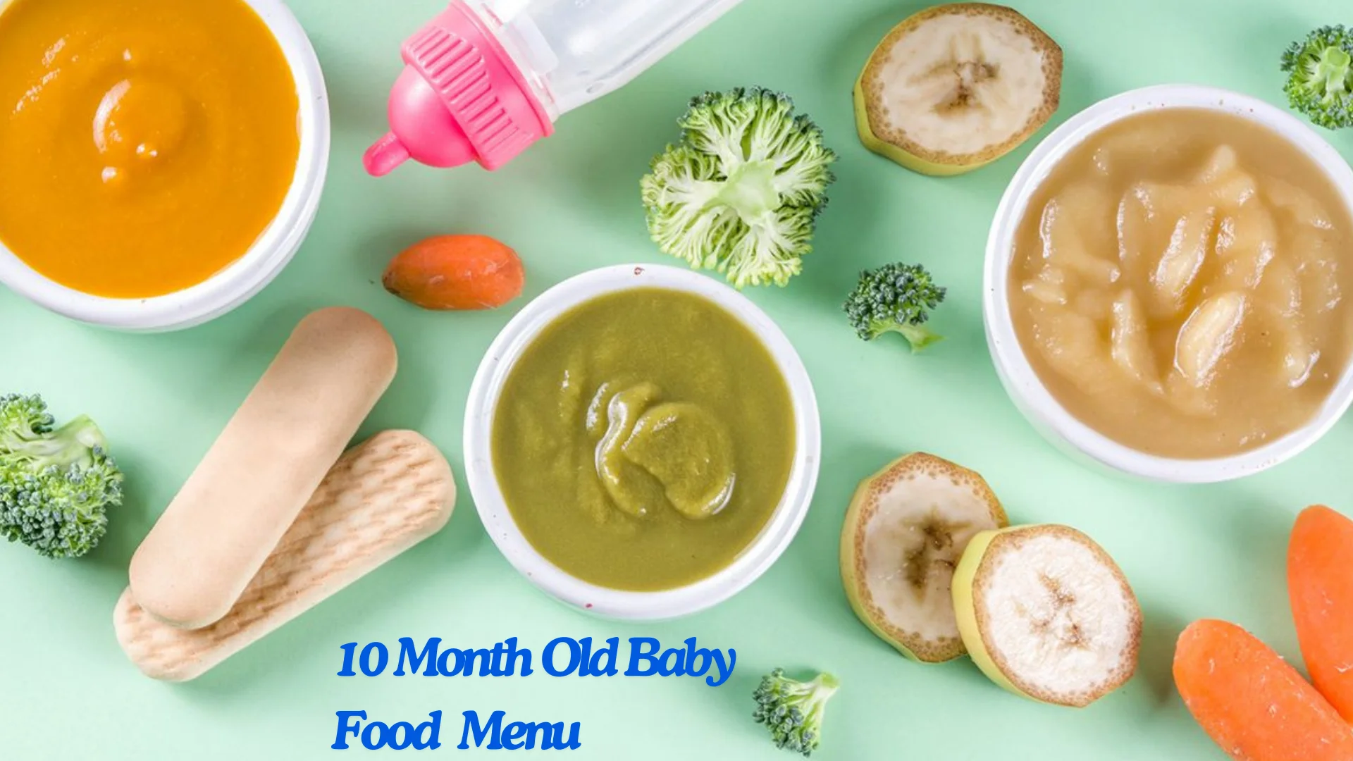 10 Month Old Baby Food Menu - South Africa